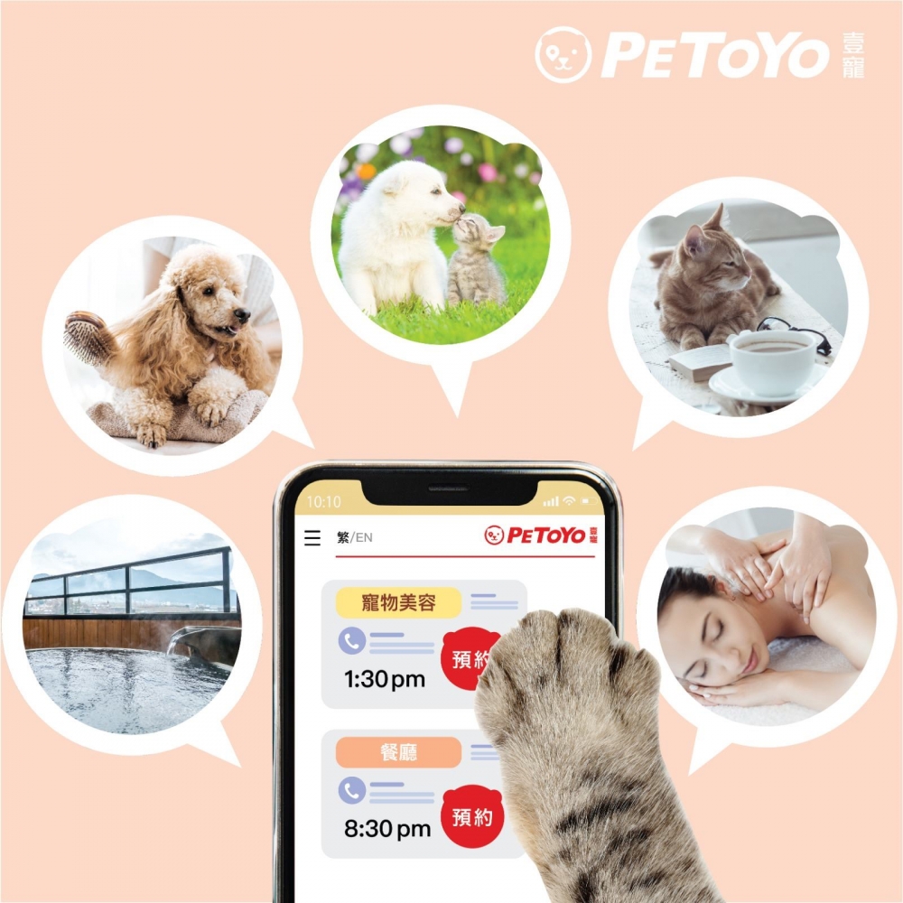 更可以用APP預約服務,相當方便