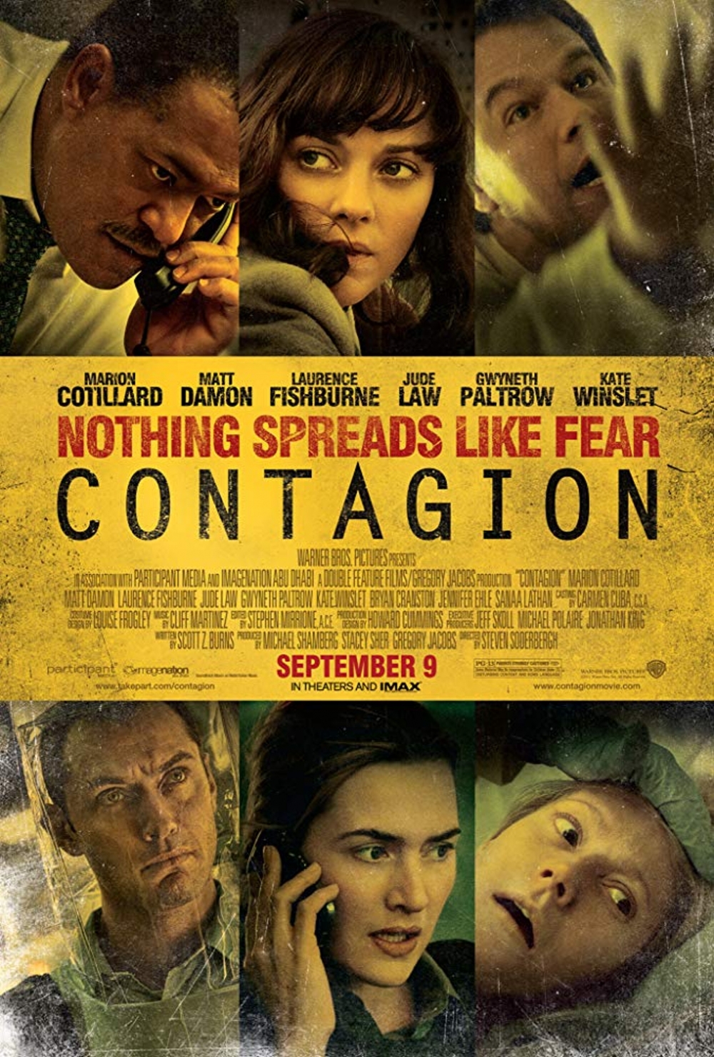 《世紀戰疫》陣容超豪華,由Matt Damon、Gwyneth Paltrow、Kate Winslet、Jude Law等人主演
