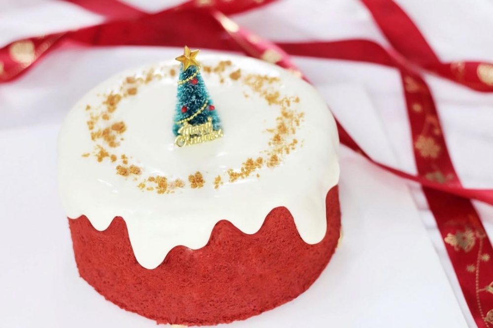 聖誕紅絲絨蛋糕