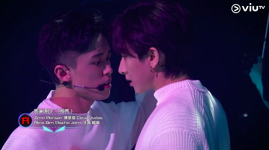 兩人準備接吻嗰下更令觀眾非常激動。