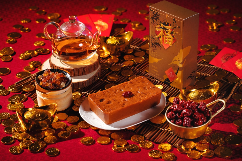 鴻運黑糖桃膠年糕原價168元,折後價為138元