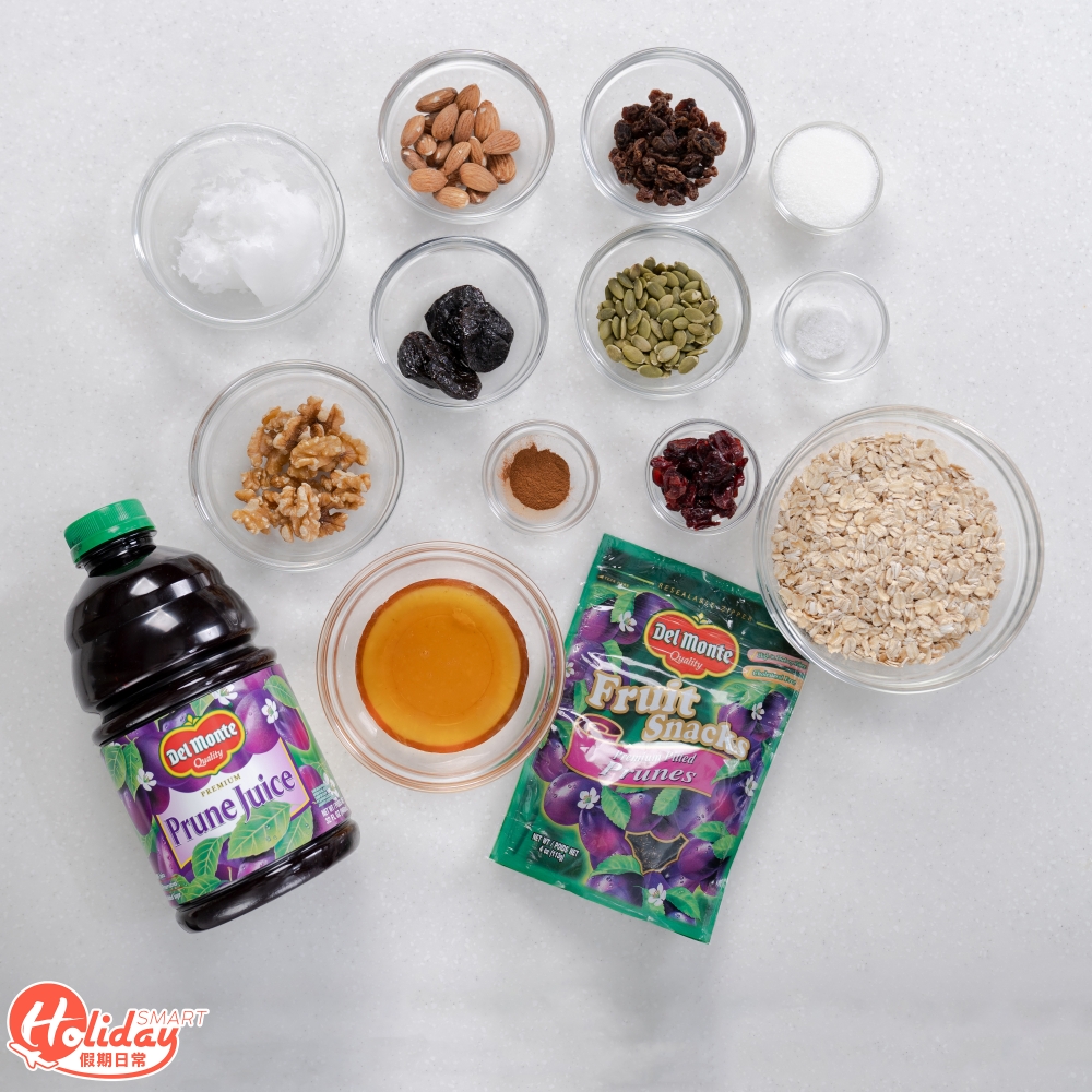 自製雜莓燕麥能量棒材料