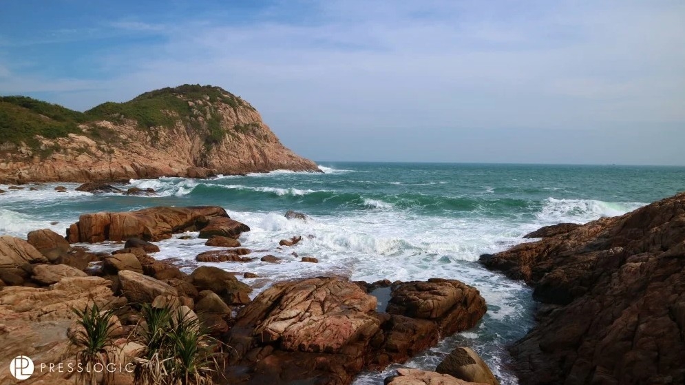 大頭洲可以欣賞到海天一色嘅景致