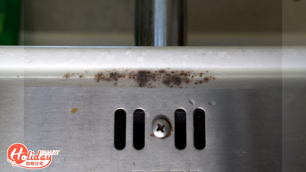 鋅盤邊位霉菌污漬