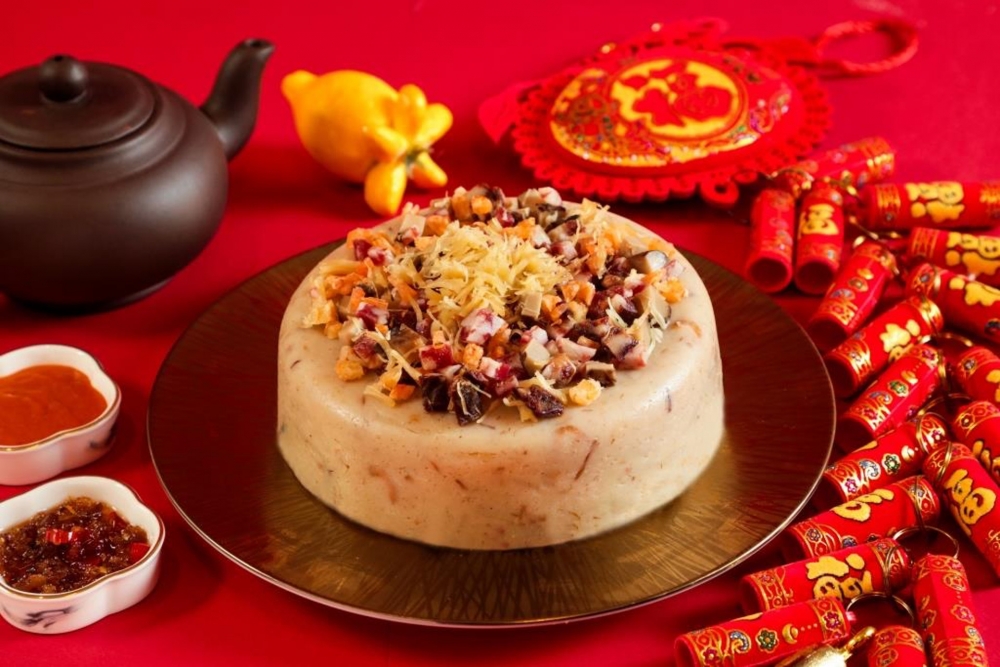 瑤柱臘味XO醬蘿蔔糕每盒248元,早鳥優惠每盒198元