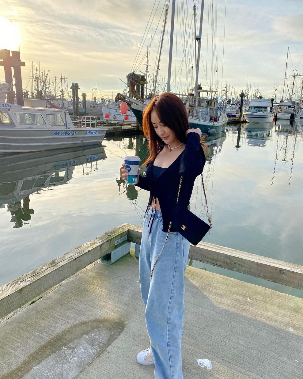 陳瀅雖然依家仲喺加拿大放緊假，但佢不時都會上傳佢四圍去嘅相