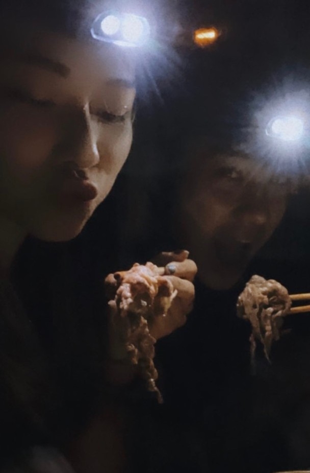 情人節當日廖慧儀竟大晒同孔德賢疑似露營合照