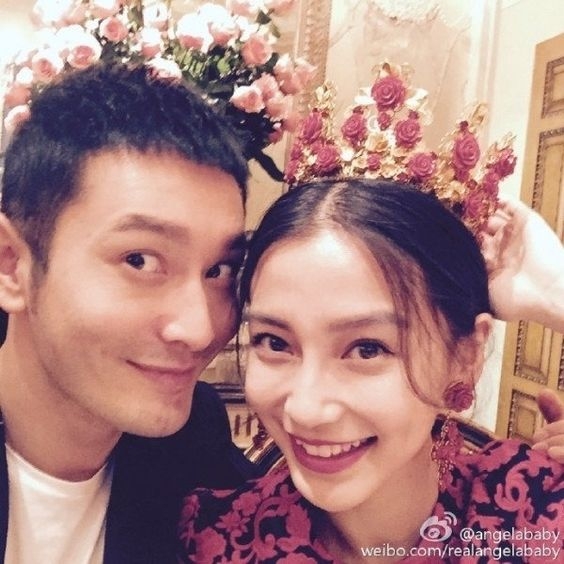 Angelababy同黃曉明結婚初期一直高調放閃