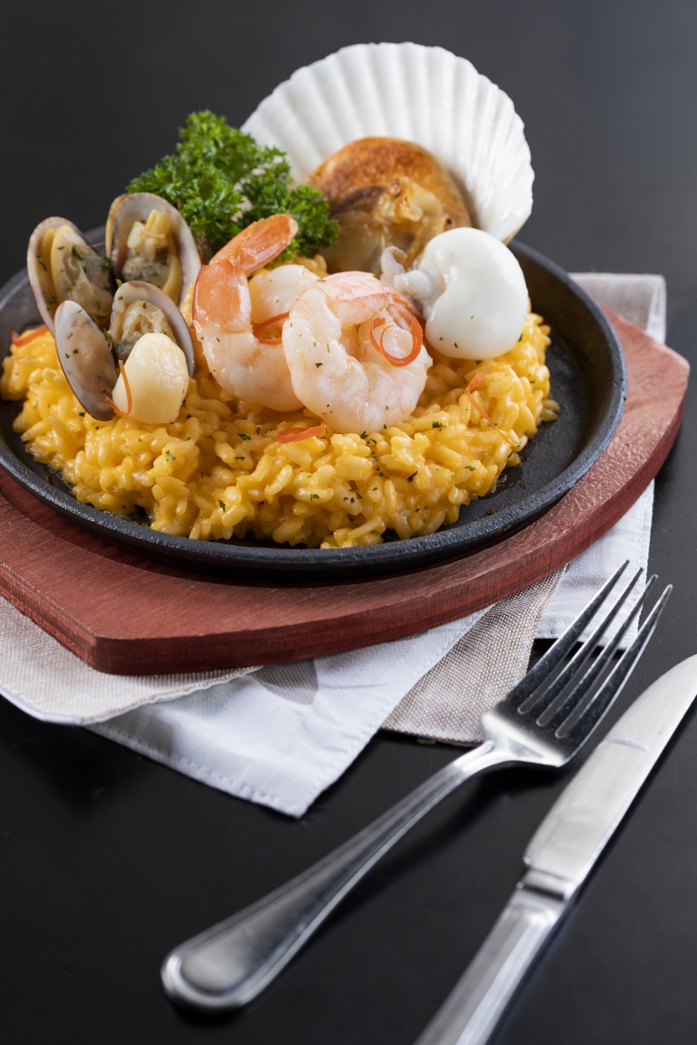 鐵板西班牙海鮮飯