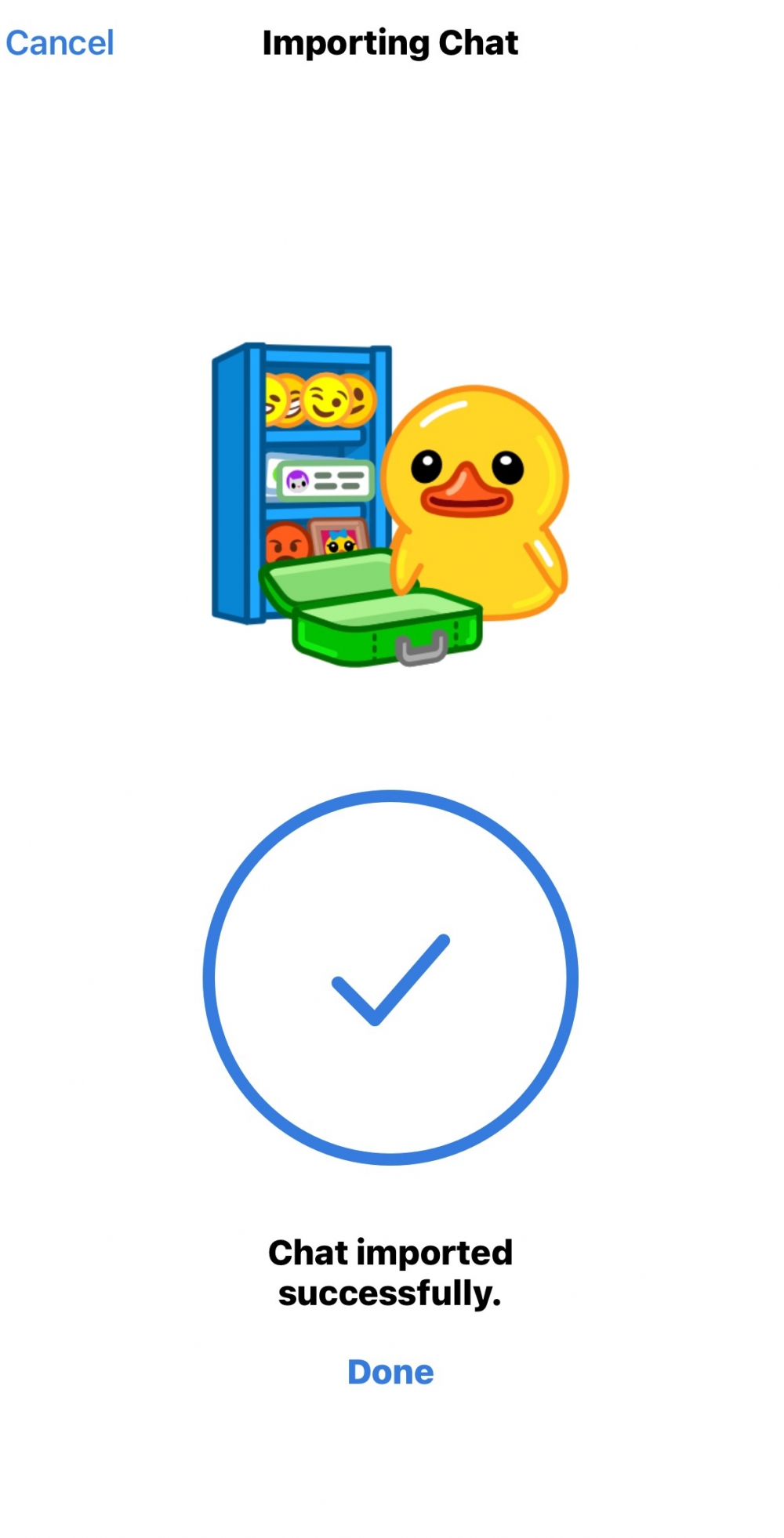 待轉換完成後,用家就可以喺相關聯絡人嘅 Telegram 中睇到所轉移嘅 Message喇!
