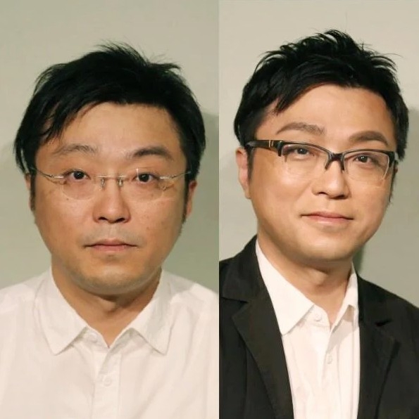 修眉、換過副眼鏡,再遮下臉上雀斑,感覺變咗做職場精英。