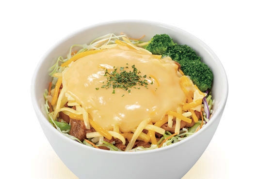 とろ~り3種のチーズ牛丼ライト