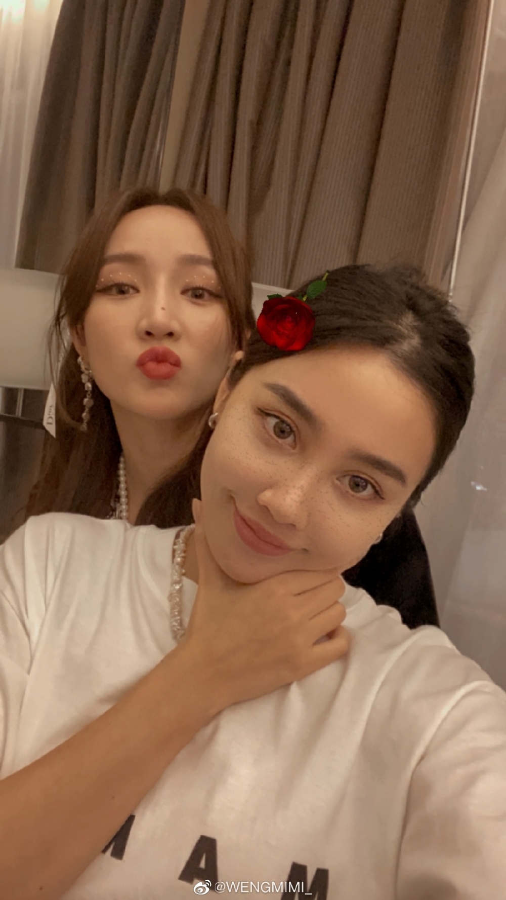 翁曉君同「星女郎」林允、孟佳份屬好友