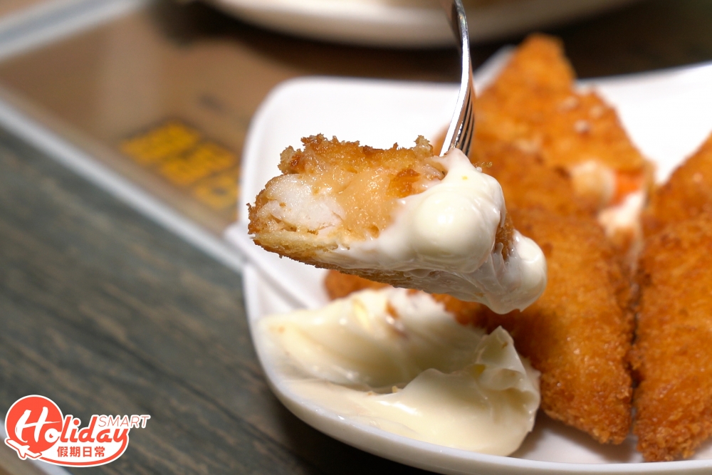 配上沙律醬同吃，酸酸甜甜，非常開胃。