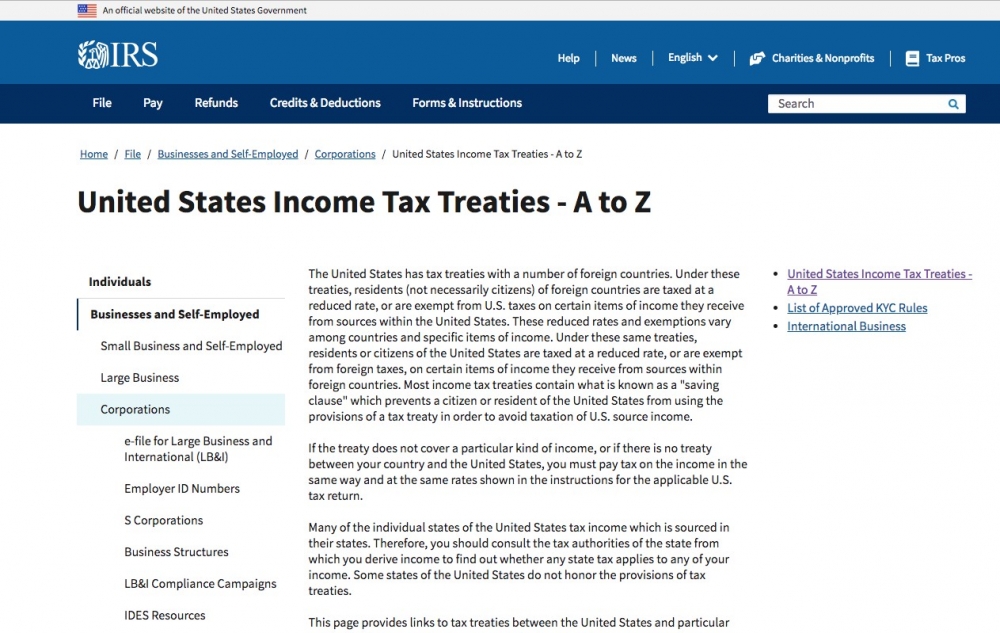 依項稅收將會根據《美國國內稅收法》第 3 章（US Internal Revenue Code）規定。