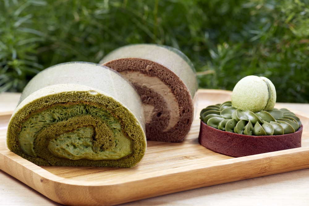 Le Cha 會提供抹茶撻、焙茶撻、芝麻撻等口味嘅甜品，鍾意食甜品嘅朋友不能錯過！