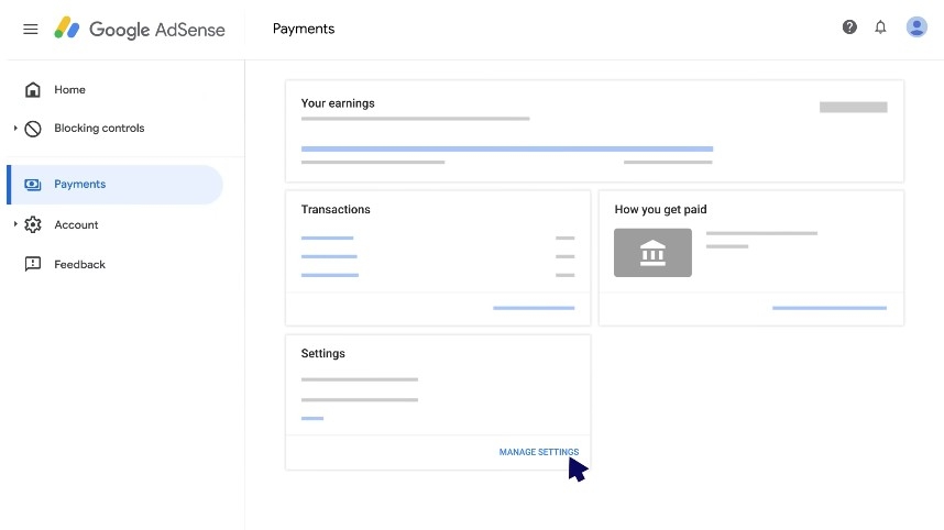 登入 AdSense 帳戶