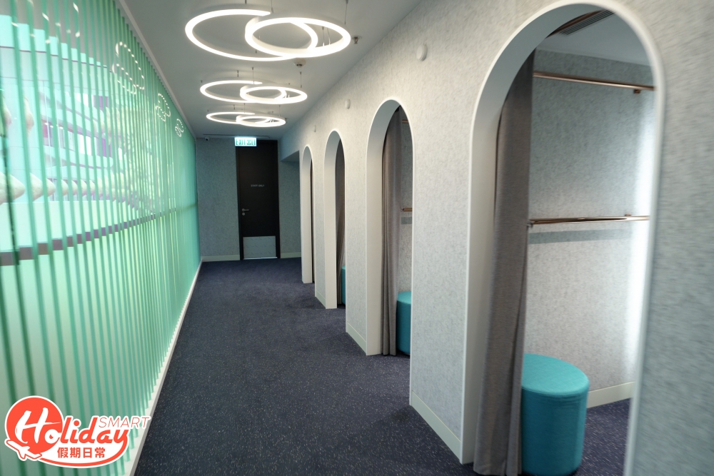 新店還有為女性顧客度身而設的試身室。