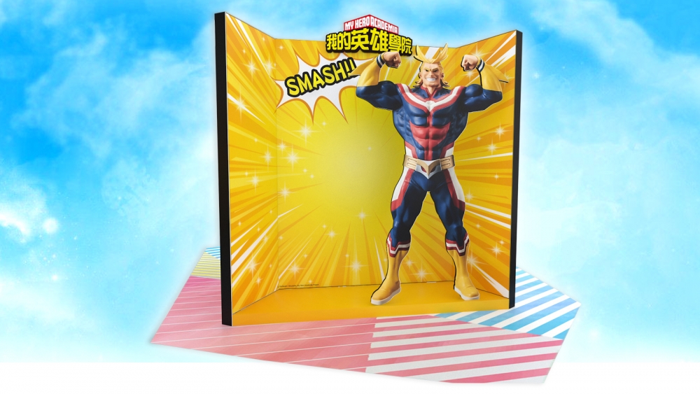 我的英雄學院展區
