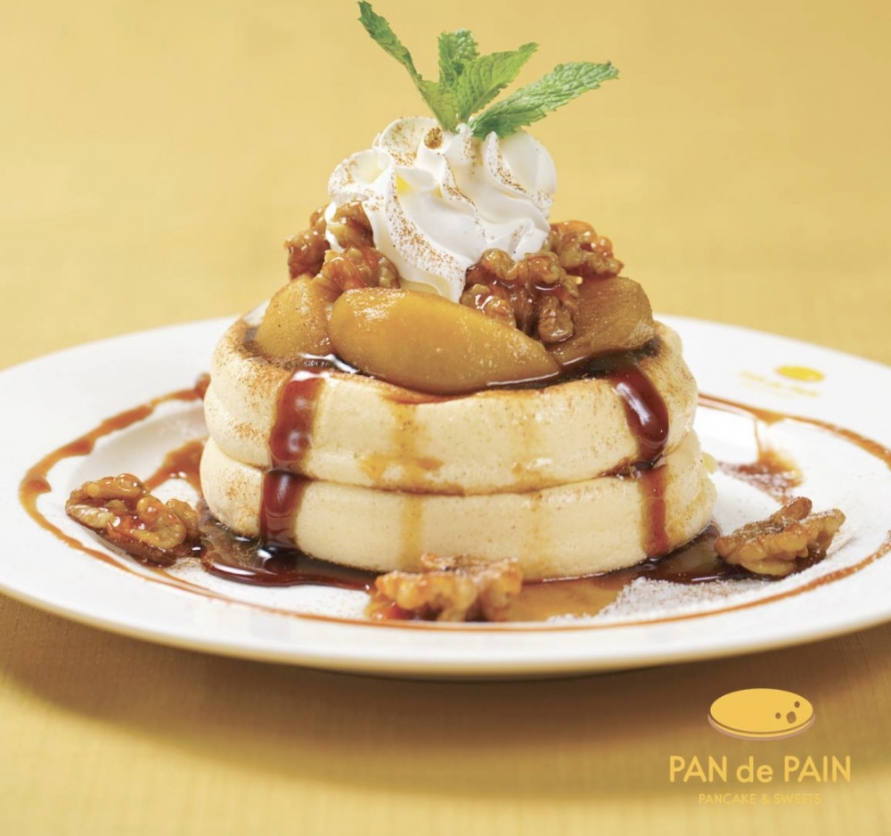 蘋果焦糖梳乎厘班戟