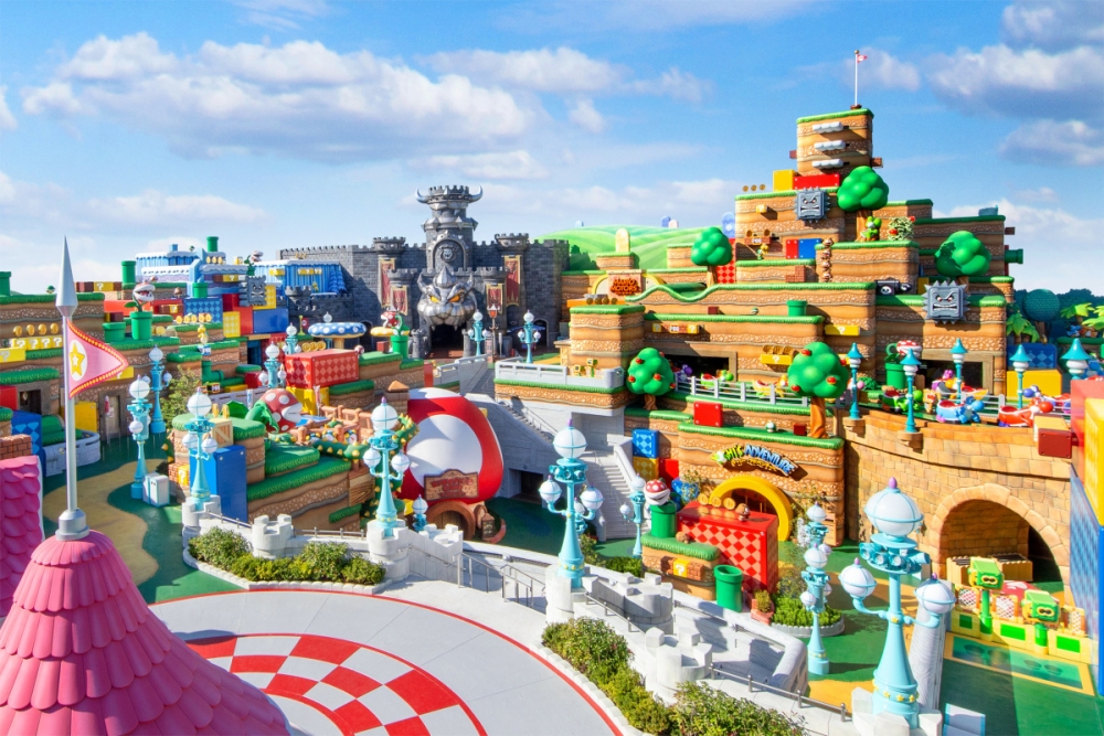 「超級任天堂世界」USJ Mario World 分3大區域