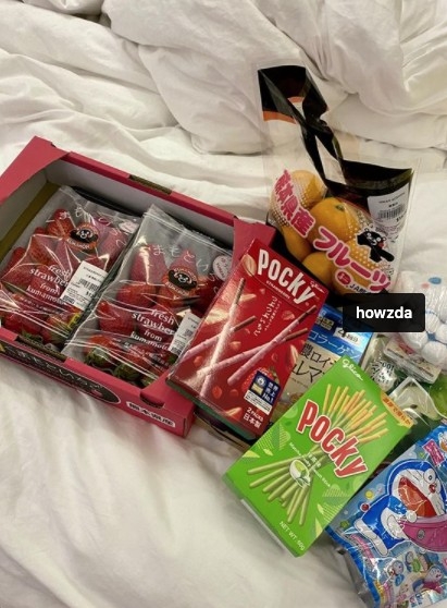 老公」Howie送嘅零食