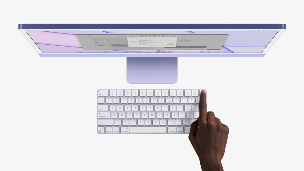 Touch ID首次出現在iMac。