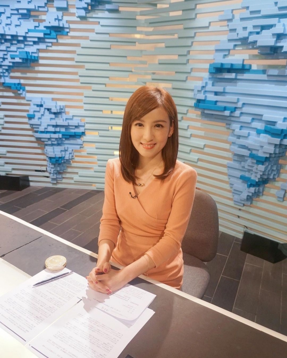 陳嘉倩曾為新聞主播,曾任職NowTV同TVB,當時更係TVB嘅「新聞小花」