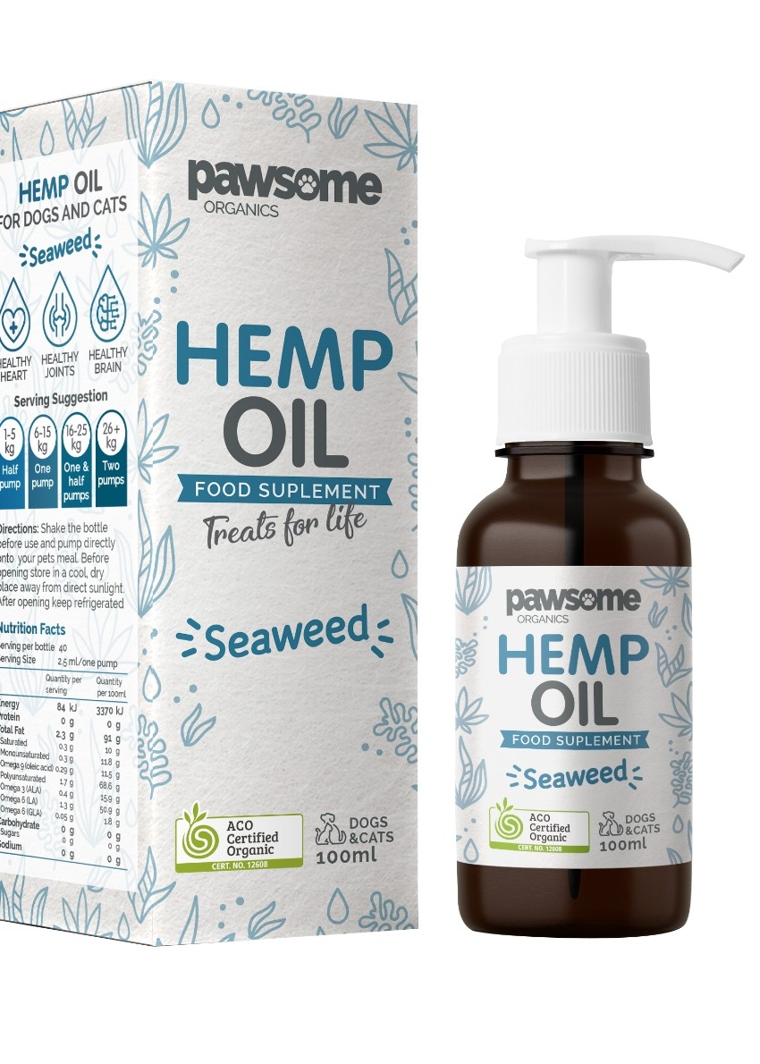 讚好Facebook專頁及完成指定步驟即送澳洲pawsome organics麻籽油 30ml,數量有限,派完即止。