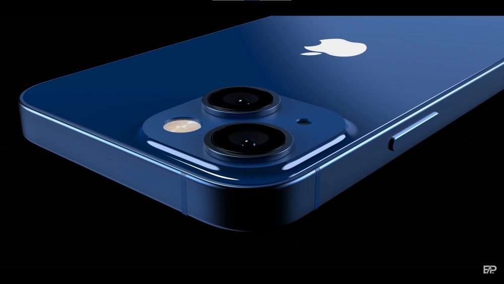 iPhone 13的後置鏡頭改成斜角排列。