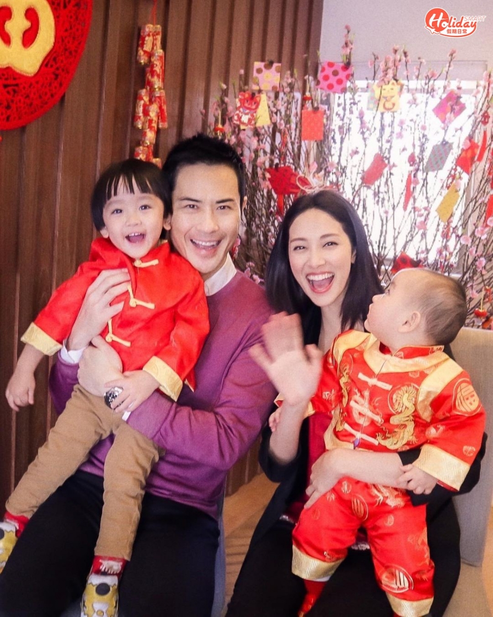 陳凱琳不時大晒一家四口嘅幸福合照