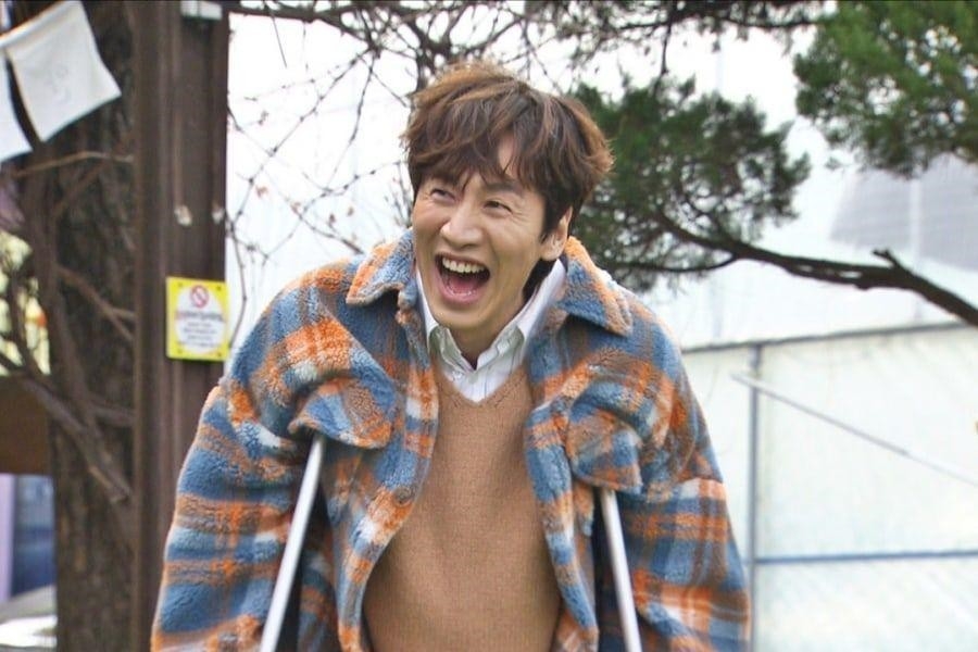 李光洙去年事故受傷後,首次出現在《RUNNING MAN》的模樣。