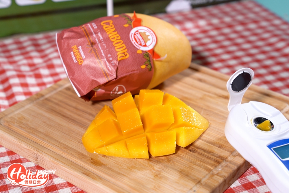 因平原地區因素，日夜溫差較大，芒果結糖量高。