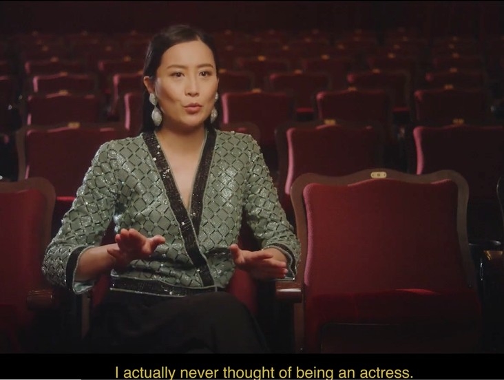 法拉表示佢年幼時無諗過要做演員。