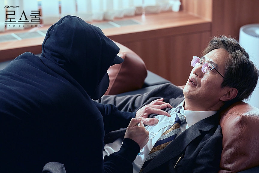 《Law School》的劇情由法律系教授離奇被殺而展開。