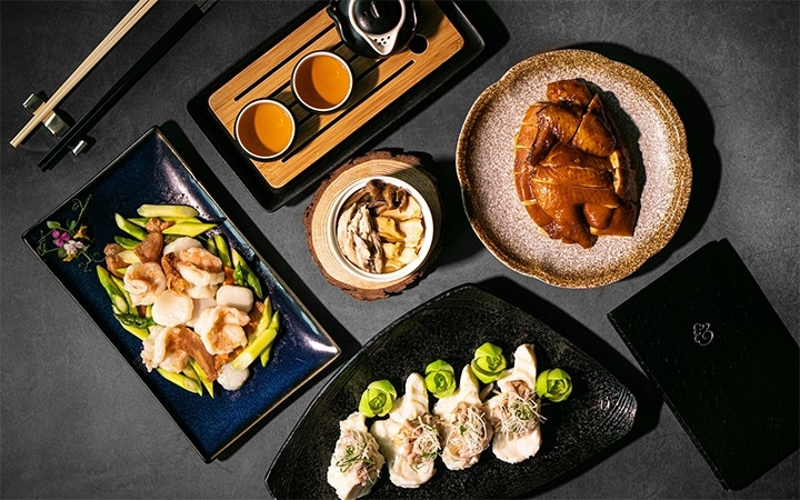 母親節設有八道菜晚宴