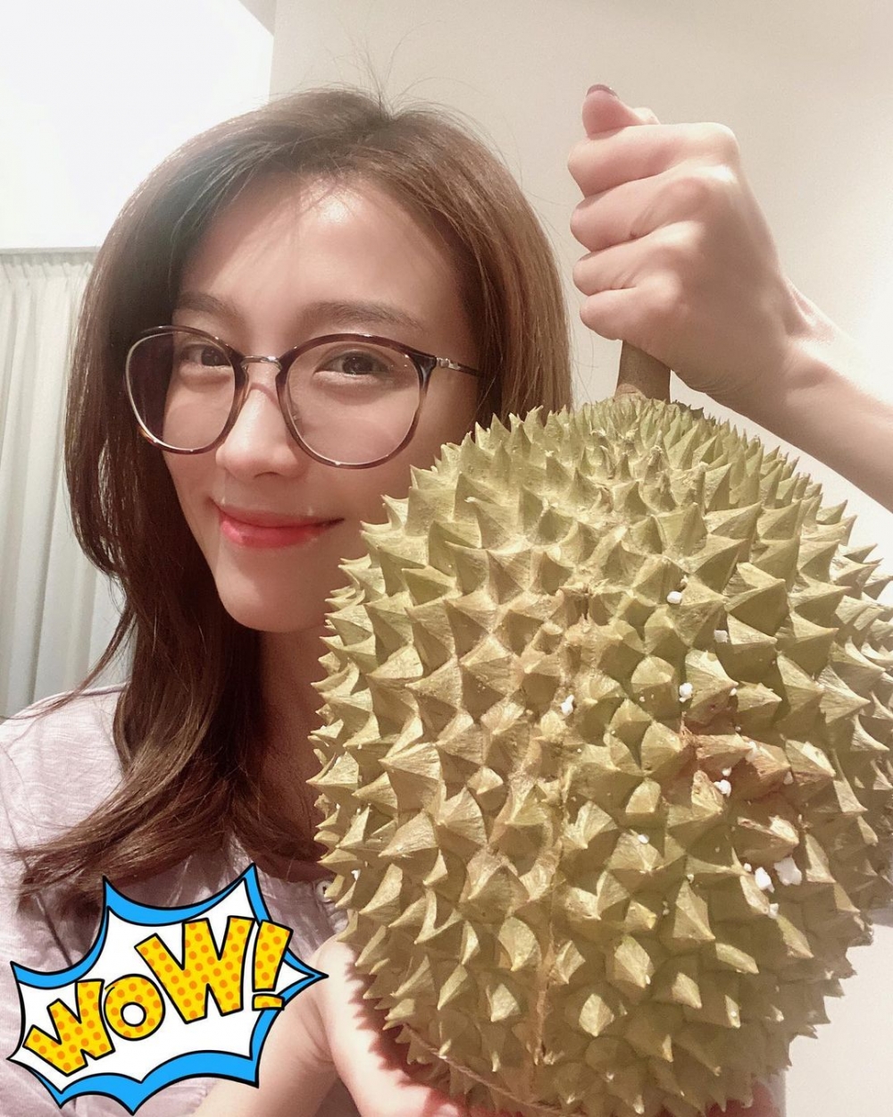 好多港星都是榴槤迷,姚子羚就是其中一位!