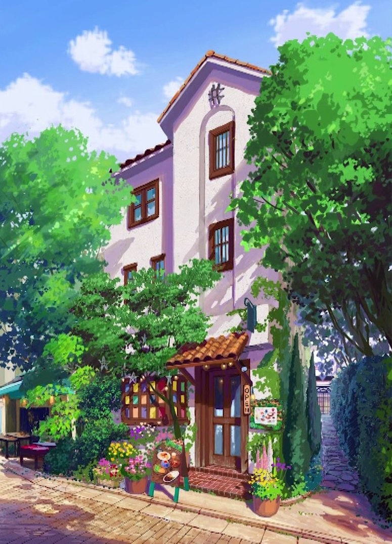 根據老闆個人Twitter,似乎係製作組嘅人問過佢同意先將cafe用作主角屋企,老闆表示可能係佢判斷失誤
