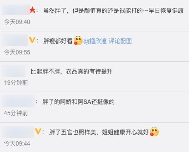 有網民認為阿嬌雖有發福,但主要原因係佢衣著打扮出事