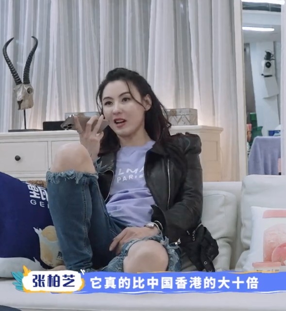 張柏芝同Lucas講間學校好大,大過香港嘅10倍