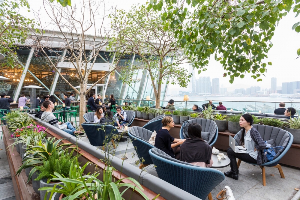 室外營造到鬧市中的小花園