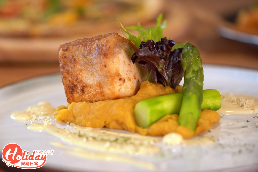 香煎軍曹魚扒配南瓜蓉