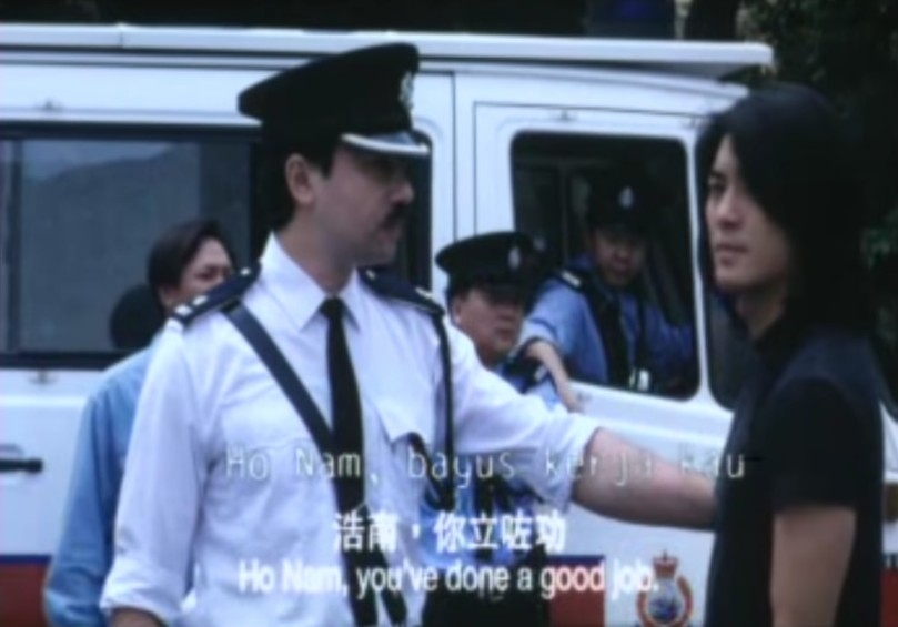 未喺新加坡、馬來西亞公開上映嘅《古惑仔》第四集中,浩南哥繼續做臥底