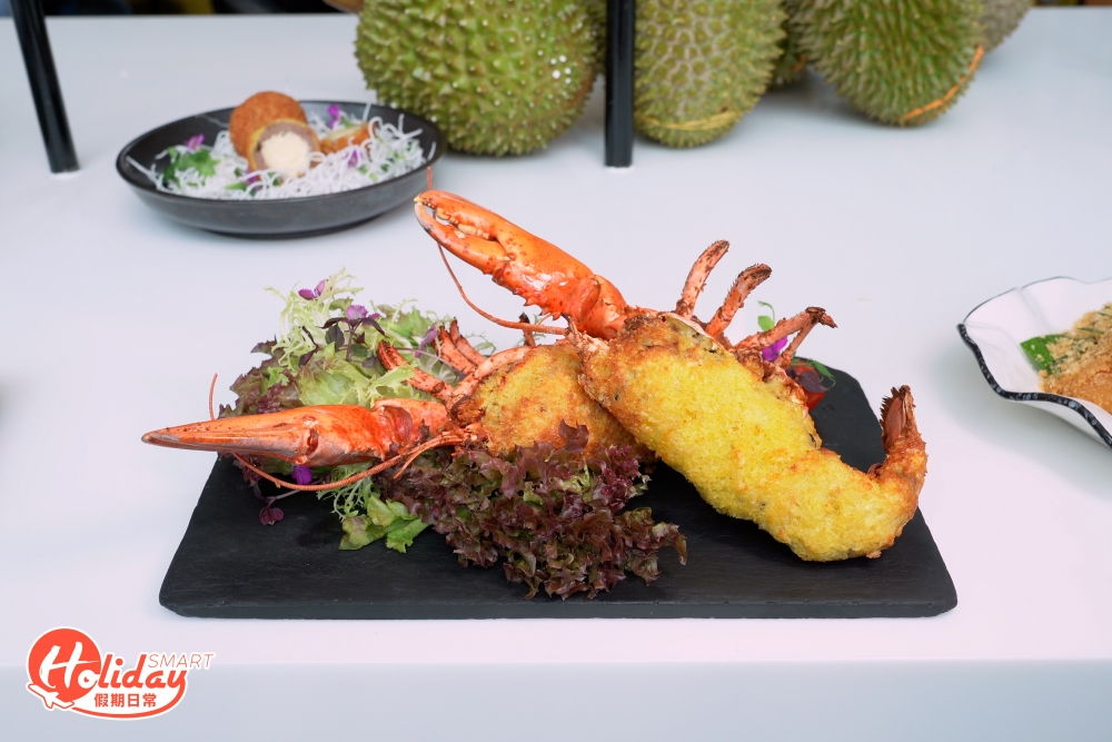 榴槤焗釀珍菌波士頓龍蝦