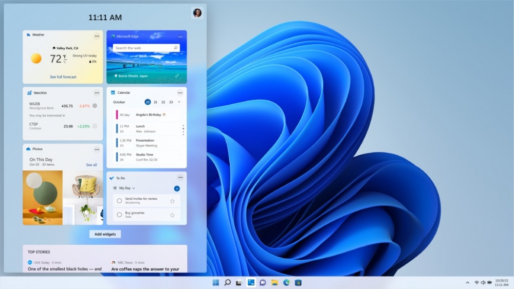 Windows Widget小工具回歸Windows 11!