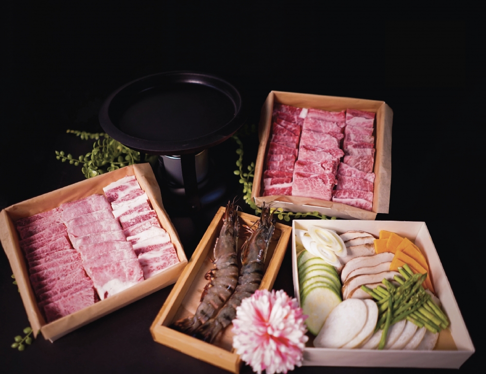 父の日大蝦燒肉四人盛宴