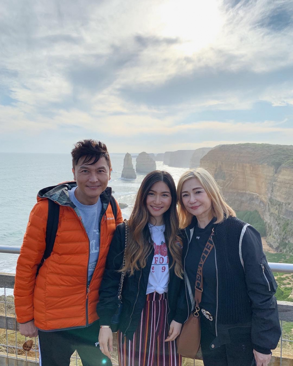 Fabienne樣子甜美,盡得爸爸真傳