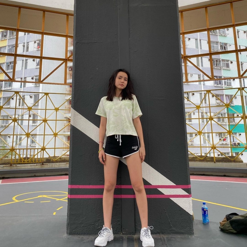 Chantel私下的打扮簡單青春~