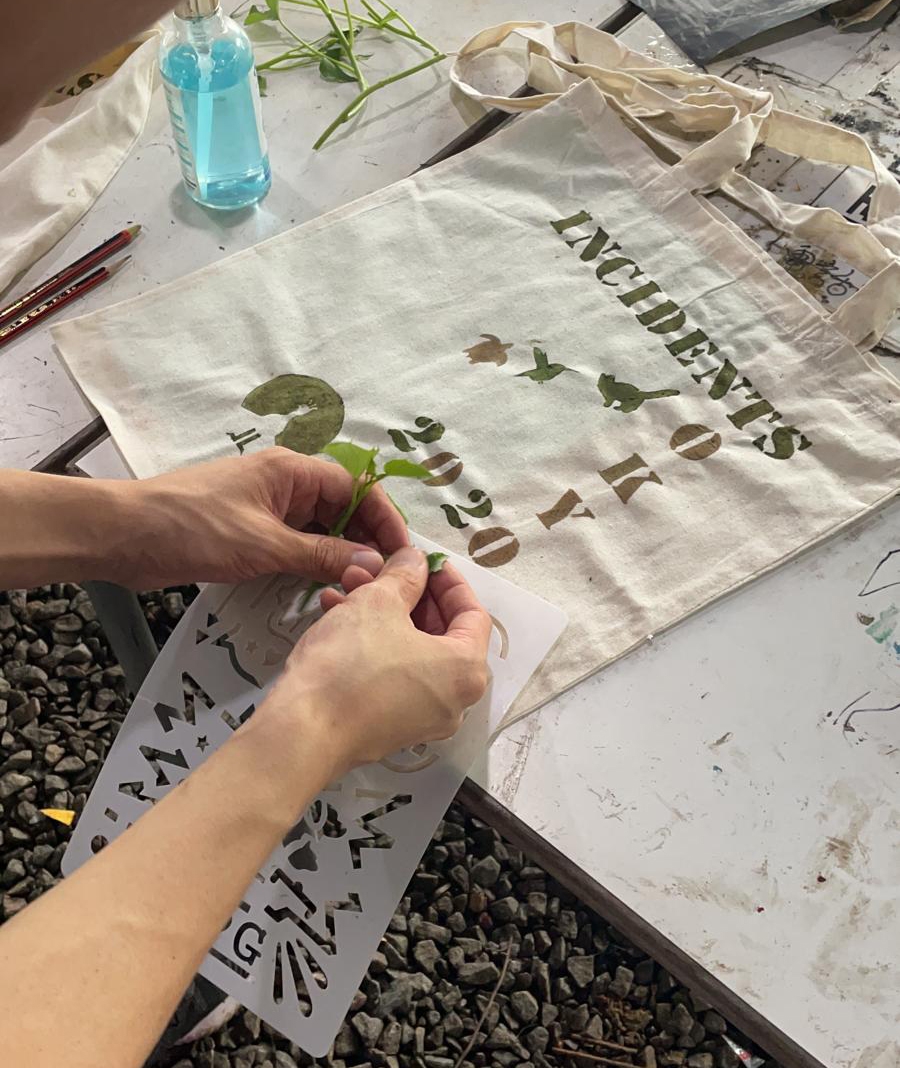 環保植物拓染布袋工作坊