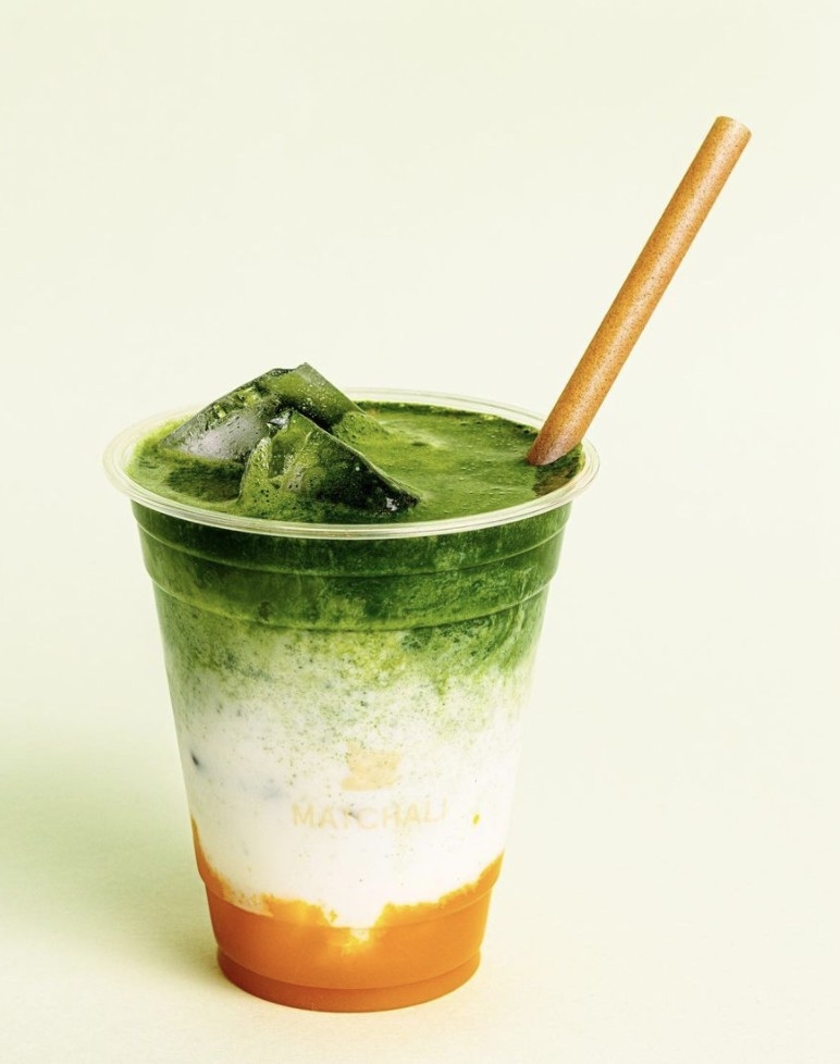 芒果抹茶拿鐵 $60